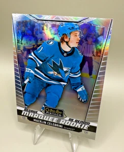 Macklin Celebrini 2023-24 OPC Platinum Rainbow Marquee Rookie #263 San Jose - Picture 1 of 2