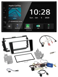 Kenwood Bluetooth Lenkrad DAB USB 2DIN Autoradio für Nissan Micra 17-20 Rückfahr - Bild 1 von 12