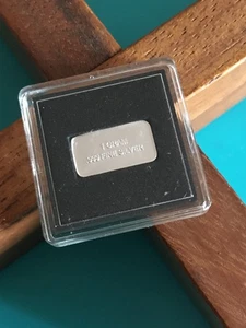 Capsule Lingot Argent Fine silver 999 1 Gram Notre Dame de Paris - Picture 1 of 3