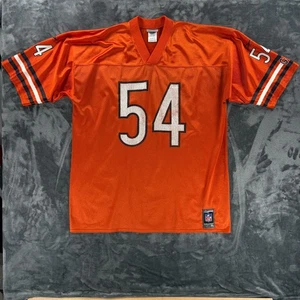 Brian Urlacher Chicago Bears #54 Jersey Men XL Orange NFL Reebok Vintage 90's - Picture 1 of 11
