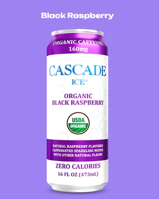 Cascade Ice Water Black Raspberry Organic Caffeinated 10 Pack SAMEDAYSHIP!!!! - Image 1 of 4