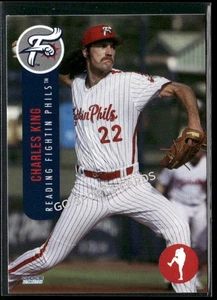 2025 Reading Fightin Phils 2nd Charles King RC Rookie Phillies Minor League - Bild 1 von 2