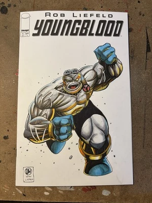 Youngblood #1 (2025) Cover G Blank Sketch Variant Image Comics: DJ Wiedrich - Image 1 of 3