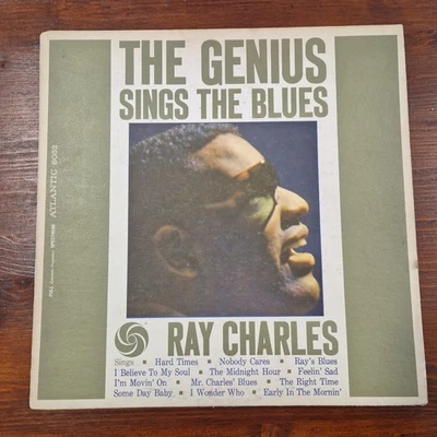 LP Ray Charles - The Genius Sings The Blues 8052 Musica Funk Soul Vinile  - Image 1 of 4