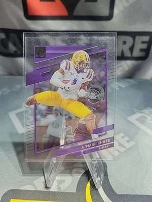 2023 Chronicles Draft Picks JaMarr Chase Donruss Clearly #7 LSU - Image 1 of 2