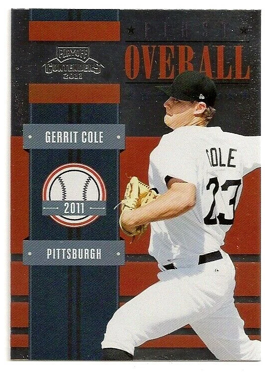2011 Gerrit Cole Panini Contenders Rookie First Overall - Pittsburgh Pirates - Image 1 of 1