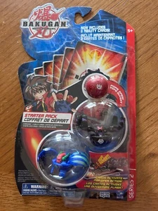 Bakugan Series 2 B1 3-Pack Red Pyrus Hynoid Brand New And Sealed - Picture 1 of 3