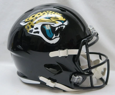 JACKSONVILLE JAGUARS RIDDELL NFL FULL SIZE SPEED REPLICA FOOTBALL HELMET Cover