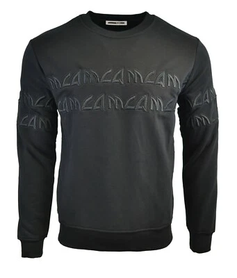 Sudadera Alexander McQueen McQ Jumper Hombre Bordada Negra Top Talla S M L XL Foto 1 de 4