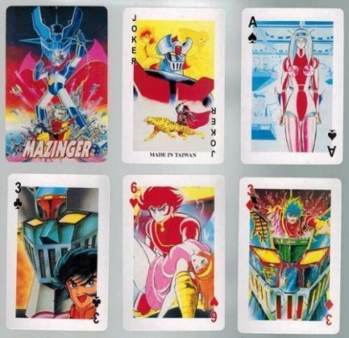 Karten Caja Deck Set Póker Cards Game Robot Manga Nagai-Mazinga Z Great Mazinger - Imagen 1 de 1