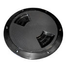 SEA DOG ABS DECK PLATE BLACK TEXTURED 5" QUARTER TURN TO