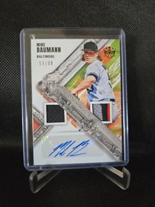 Mike Baumann 2022 Donruss ' Diamond Kings' #erd 89/99 Auto Doppia Patch #DMS-MI - Foto 1 di 3