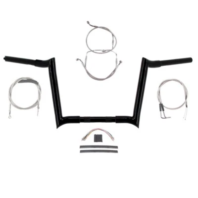 Kit de manillar Hooker Ape 2007 Harley-Davidson Road Glide King 1/4" negro 12" Foto 1 de 3