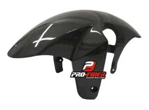 17-21 CARBON FRONT FENDER MUDGUARD SUZUKI GSXR GSX-R 1000 2017-2021 L7 - Foto 1 di 5