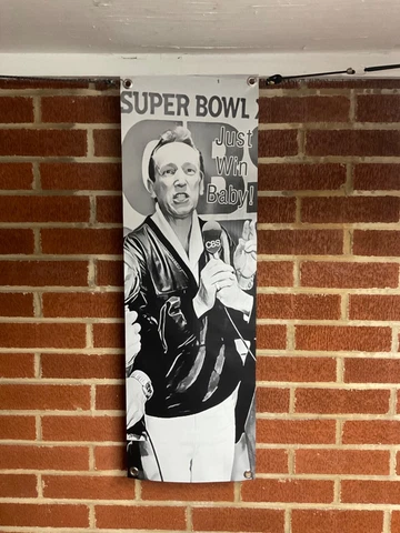 SALE 30x10 AL DAVIS  vinyl POSTER Oakland Raiders ken stabler John madden art Cover