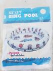 Vintage Ring Pool 52"x11" by GLJ Toy Co. - Mermaid Inflatables