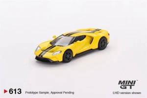 Mini GT 1:64 Ford GT Triple Yellow Diecast Model in Blister MGT00613-1G - Picture 1 of 5