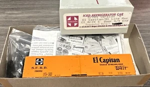 C&BT Shops HO Kit 07104 Refrigerador Helado Coche El Capitan Nuevo en Caja - Imagen 1 de 3