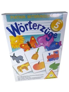 Piatnik® Lernspiel Wörterzüge Mitbringspiel zur Sprachförderung ab 5Jahre - Bild 1 von 1