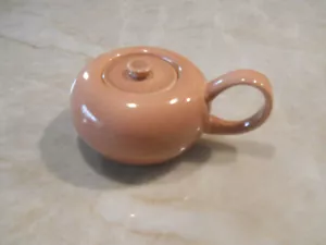 Pre 1959 Russel Wright Steubenville American Modern Coral/Pink Sugar w/ Lid - Picture 1 of 3