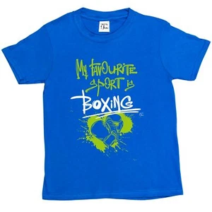 1Tee Kinder Jungen My Favourite Sport Is Boxen T-Shirt - Bild 1 von 25