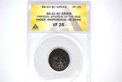 Ancient Greece- Phrygia, Apameia on the Maeander- 88-40 BC AE 20 MM- ANACS VF-25 - Image 1 of 4