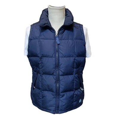 Chaleco Abercrombie & Fitch Para Hombres Azul Marino Abombado Chaleco de Invierno Talla: M Foto 1 de 4