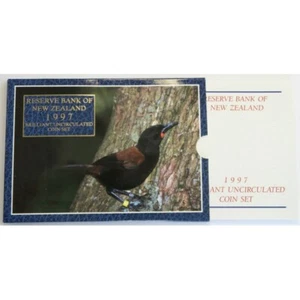 New Zealand - 1997 - Brilliant Uncirculated Coin Set- Saddleback - Picture 1 of 3