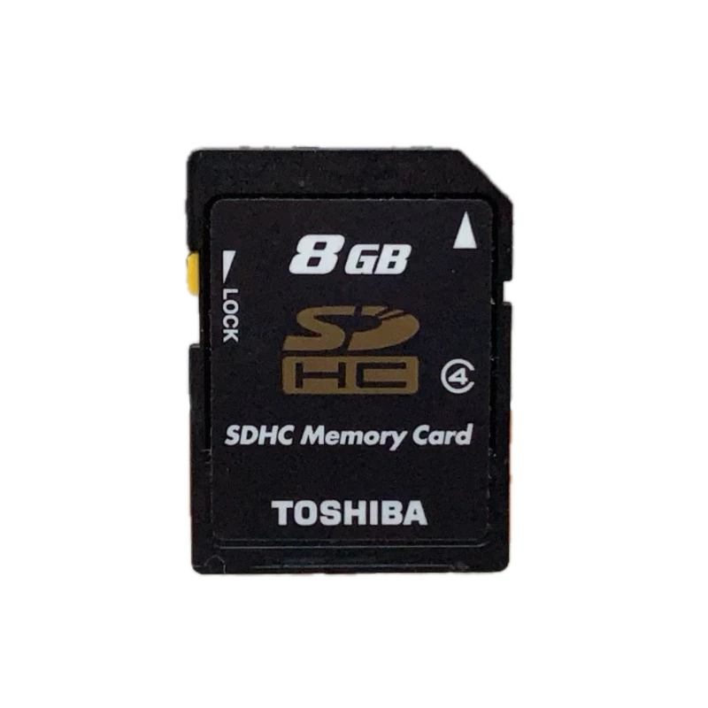 Genuine TOSHIBA 2GB/4GB/8GB SD Card Memory for Old Cameras Class 2/4 - Image 1 of 4