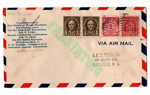 Correo Aéreo 1930 Batalla de Reyes Montaña Cubierta Conmemoración FDC 5 Céntimos - Imagen 1 de 2