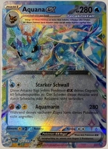 Pokemon Aquana EX Deutsch 023/131 Prismatische Entwicklungen Terakristall NM - Bild 1 von 2