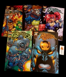 COMIC BATTLE CHASERS Numeros 1 AL 5 Español 1999 Cliffhanger - Picture 1 of 3