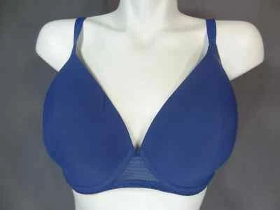 Passionata P4089 Camiseta Azul Forrada con Aros Gancho en la Espalda Sujetador EE. UU. 32C Foto 1 de 4