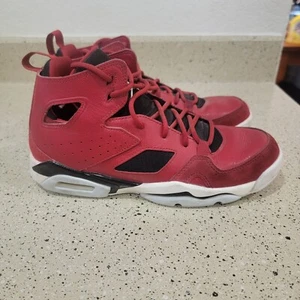 Nike Boys Jordan Flightclub 91 Red Basketball Youth's Shoes 555472-600 Size 6Y - Picture 1 of 10