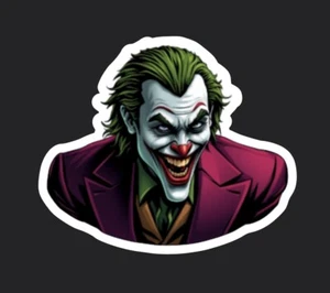 Character Joker Sticker 3”x2" - Picture 1 of 1
