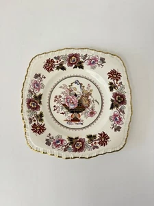 Vintage Decorative Mason's Patent Ironstone England 9” Plate BROCADE gold trim - Picture 1 of 4