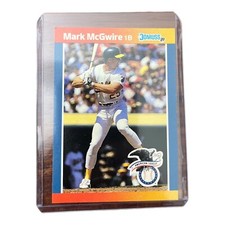 1989 Donruss Pop-Ups Mark McGwire #1B Athletics!