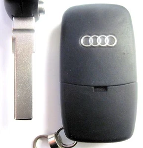 keyless remote control entry OEM 8D0 837 231 P NEW key FOB less flip fab blade - Bild 1 von 6