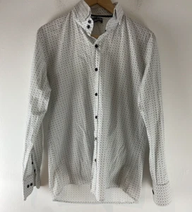 camicia bianca modello run and fly slim fit uomo taglia M - Foto 1 di 16