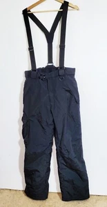 Sport Essentials Men's Bib Overall Insulated Ski Snow Pants Black Size Medium - Picture 1 of 13