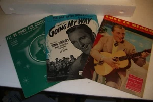 Vintage 1934 BING CROSBY "Love In Bloom" Sheet Music Guitar Piano + 2 more - Picture 1 of 5
