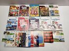 *no Games* Lot Of 11 Wii Game Cases, Some With Manuals, Plus Extra Manuals