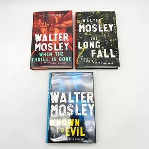 SIGNED Lot of 3 Walter Mosley Leonid McGill Mysteries Hardcover Dust Jacket - Picture 1 of 22