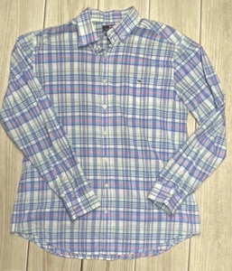 Camisa Tucker Vineyard Vines talla grande ajustada manga larga a cuadros con botones - Imagen 1 de 6