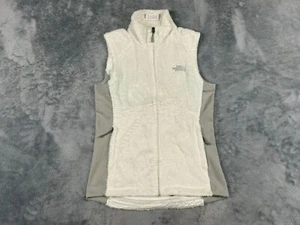 THE NORTH FACE WOMENS VEST MEDIUM WHITE FULL ZIP - Picture 1 of 9
