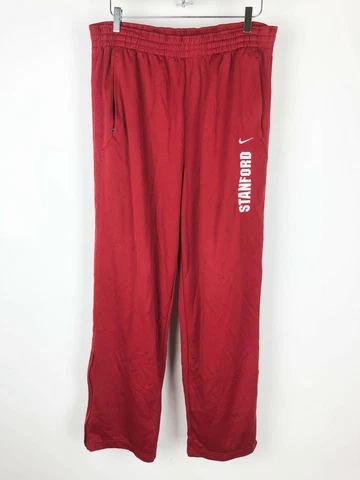 STANFORD UNIVERSITY Men's Large Nike Activewear Pants Red Dri-Fit New $140 Cover