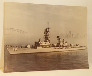 USS Goldsborough DDG-20 Guided Missile Destroyer Photo on Board 1983 Kodak 11x14 - Picture 1 of 10