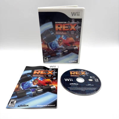 Generator Rex Agent of Providence Nintendo Wii Activision 2011 Folleto Completo Foto 1 de 4