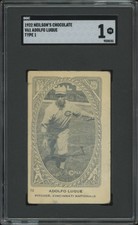 1922 NEILSON'S CHOCOLATE ADOLFO LUQUE 72 POOR V61 TYPE 1 SGC 1 CINCINNATI REDS