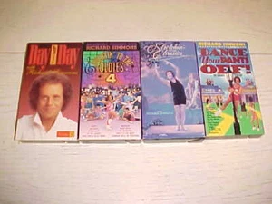 Lot 4 Richard Simmons VHS Video Vintage Exercise Workout Dance Stretchin Sweatin - Picture 1 of 4